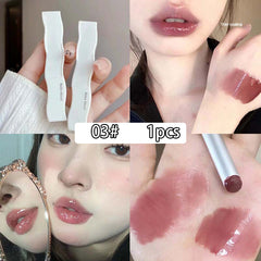 YICKYUE  -  Water Light Lipstick Lip Glaze Moisturizing Long-lasting Non-stick Cup Lip Gloss Lip Tint Makeup Lipstick Women Cosmetics