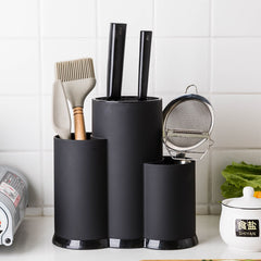 MDZF SWEETHOME Kitchen Multi-Function Utensil Holder Knife Block PP Flatware Set Drainer Storage Box Cooking Tool Organizer Rack