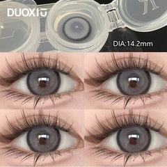 YICKYUE  -  1Pair New Colour Contacts Lenses Korea Natural Eye Lenses Blue Black Beauty Pupil Brown Eye Soft Lenses Fast Shipping