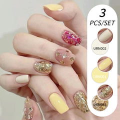 YICKYUE   -  5ml Gel Nail Polish Set Fall Nails Brown Red Nude Pink Semi-permanent Varnish Nail Gel UV LED Manicure Nail Art Design