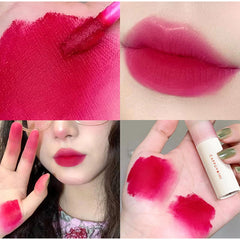 Yickyue 1/3pcs Matte Pink Lipstick Waterproof Long-lasting Lip Tint Velvet Non-stick Cup Lip Mud Female Makeup Products Korea Cosmetic