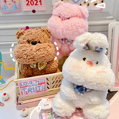 W&G Ins Cartoon Bear Rabbit Doll Creative Birthday Valentine's Day Gift Cute Girl Toy Doll Home Decoration Ornaments