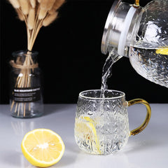 SENDIAN High Temperature Resistant Transparent Glass Cup Large Capacity Handmade Glass Cup 2021 Office Home Kitchen Accessories