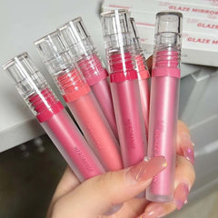 Yickyue Transparent Jelly Lip Glaze Mirror Water Lipstick Waterproof Moisturising Lip Gloss Long Lasting Non-stick Cup Korean Cosmetics