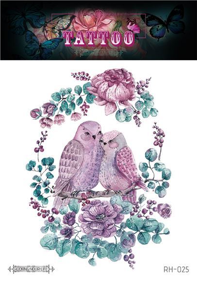 Waterproof Temporary Tattoo Decal Bird Arm Leg Tattoo Flash Fake Tattoo Body Art Sticker For Men Women