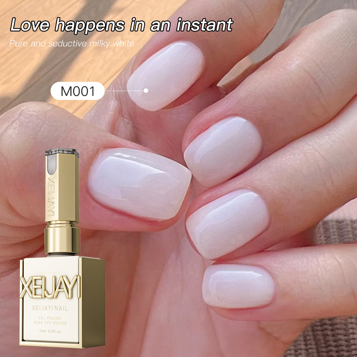 YICKYUE  -  1pc 15ml Baby Blue Gel Nail Polish Starter Pure Soak Off No Wipe Nail Gel Polish Suitable For All Seasons