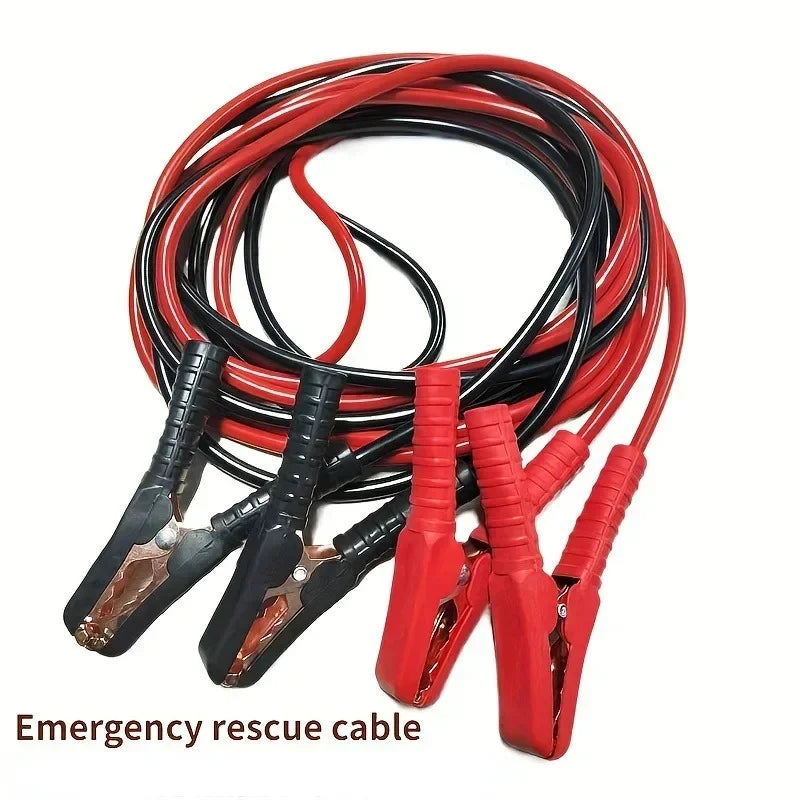 YICKYUE  -  3.8M Car Jumper Cables Emergency Power Start Cable Auto Battery Booster Jumper Battery Starter Tool for 2.5 Displacement Vehicle