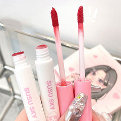 Yickyue 6/5Pcs Cute Honey Matte Lipstick Moisturizing Hydrating Lip Gloss Makeup Long Lasting Pigmented Sexy Glass Cosmetic For Women