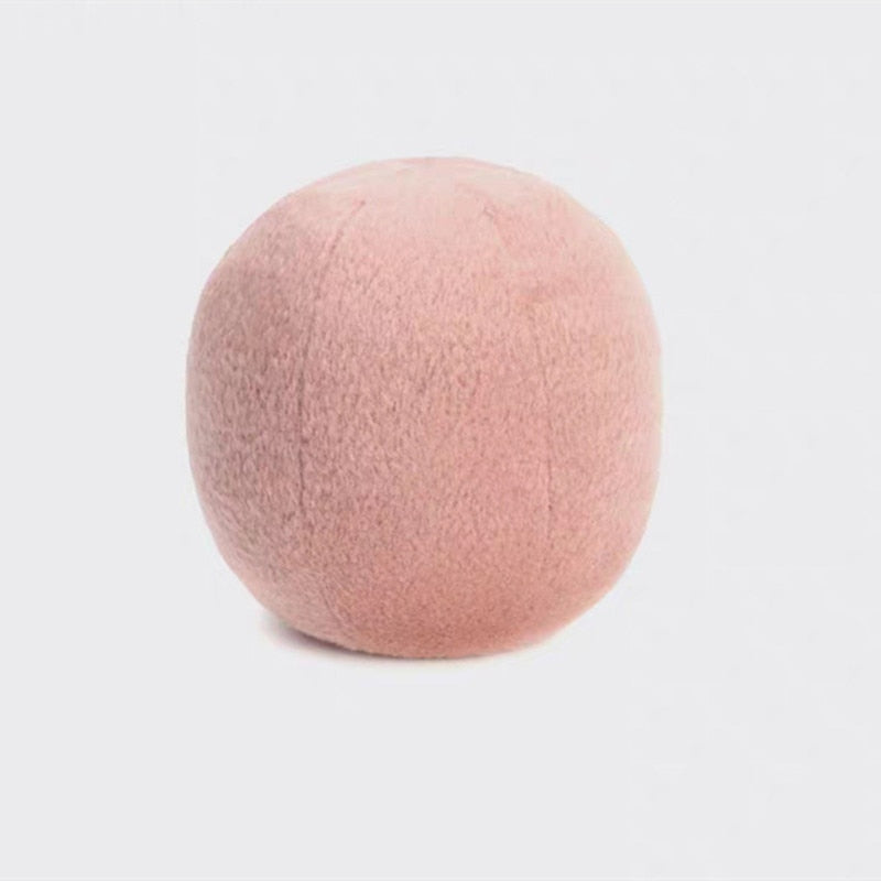 Decorative Ball Throw Pillow for Sofa Chair Creative Stuffed Home Office Car Nap Pillow Nordic Soft Plush Bedroom Couch Cushion