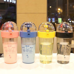 Yickyue 500ml Creative Shooting Basket Water Bottle Funny Basketball Game Plastic Water Cup Large Capacity Student Sports Water Bottles