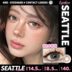 2Pcs Gray Color Contact Lenses For Eyes Natural Eye Brown Color Lens Cosmetic Soft Eye Lenses Beauty Pupils Blue Lenses