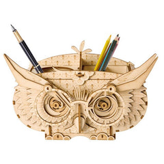 Robotime 7 Kinds DIY 3D Wooden Animal&Building Puzzle Game Assembly Toy Gift for Children Kids Adult Model Kits TG207