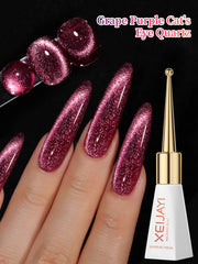 YICKYUE  -  1pc 10ml Cat Eye Magnetic Gel Nail Polish Removable UV LED Light for Women - Magnetic Stick Not Included