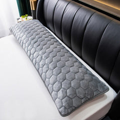 Super Soft Velvet Bed Pillows Cover Winter Warm Thicken Single Side Quilted Pillowcase Large Couple Sleeping Body Pillow Case