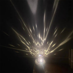 Star Projector Star Sea Mermaid Dream Rotating Night Light Soft Atmosphere Lighting Bedroom Children's Room Romantic Gift