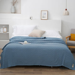 Air Conditioning Blanket Bedspread Cotton Gauze Soft Muslin Throw Triangle Blanket Summer Single Double Sofa Bed