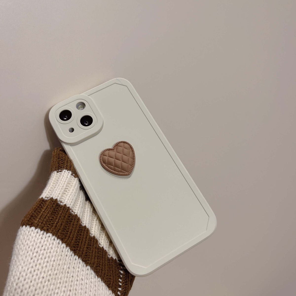 Matte phone case for iphone 7 x xr xsmax 8 plus 11 12 13 pro max 3d heart cute heart lovely soft silicone back cover shell capa