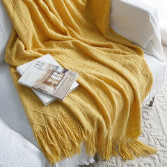 Cutelife Nordic Knitted Plaid Sofa Blanket Cover Throw Bedspread Warm Weighted Blanket Living Room Wearable Soft Bed Blanket New