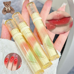 Yickyue Mirror Water Lipstick Jelly Tinted Lip Balm Moisturizing Waterproof Long Lasting Lip Gloss Lip Fade Lip Wrinkles Korean Cosmetic