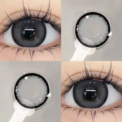 YICKYUE  -  2PCS Colored Contact Lenses for eyes with Myopia Brown Grey Lens Large Pupil Contacts Lenses Beauty Fashion Free Shipping