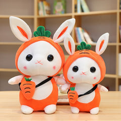25/35cm Kawaii Fruit Rabbit Plush Toys Cute Staffed Strawberry Carrot Plant Bunny Plush Baby Kids Doll Lovely Birthday Gift