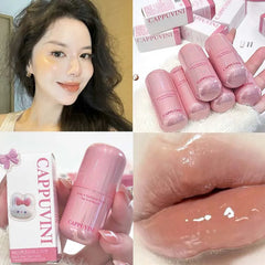 YICKYUE  -  Juicy Purple Lip Gloss Mirror Transparent Glass Lip Oil Non-Fading Hydrating Liquid Lipstick Watery Texture Clear Tint Makeup