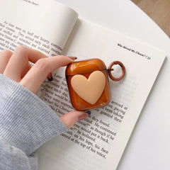 5 colors candy love 3d heart cute silicone soft earphone case for apple airpod pro 3 charging box for airpod 2 1 cover capa
