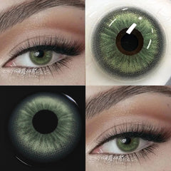 YICKYUE  Prescription Colored Contact Lenses -1.00 To -8.00 1 Year Soft Lens Natural Myopia Lenses For Bride Makeup Cosmetic