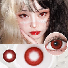 YICKYUE  -  2pcs Graded Colored Contact Lenses JeweLens Anime Cosplay Softlens 14.2mm