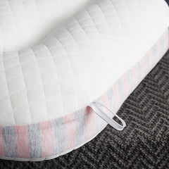 White Sleeping Spa Massage Pillow 100% Cotton Three-dimensional Neck Pillow Microfiber Soft Fill Side Sleep Single Adult Pillow