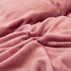 2pcs 48x74cm Flannel Pillowcases Soft Cozy Solid Color Pillow Case Skin-friendly Sleeping Pillow Cover
