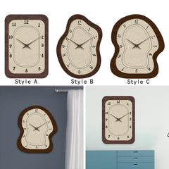 YICKYUE  -  Wall Clock Wall Decor Practical Ideal Gift Silent Elegant Decorative Clock for Bedroom Kitchen Living Room Home Office