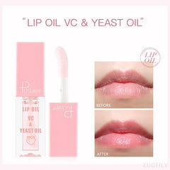 Yickyue Fresh Fruit Balm Lip Makeup Primer Moisturizing Clear Lip Oil Waterproof Long Lasting Liquid Lipstick Lip Gloss Makeup Cosmetics