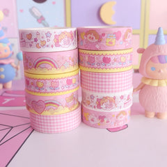 2pcs/lot Cute Washi Tape Set Japanese Paper Planner Masking Tape Adhesive Tapes Stickers Decor Stationery Tape