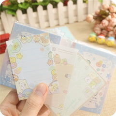 Kawaii Sumikko Gurashi 6 Folding Memo Pad Sticky Notes Memo Notepad Daily Agenda Planner Work Schedule Mini Notebook