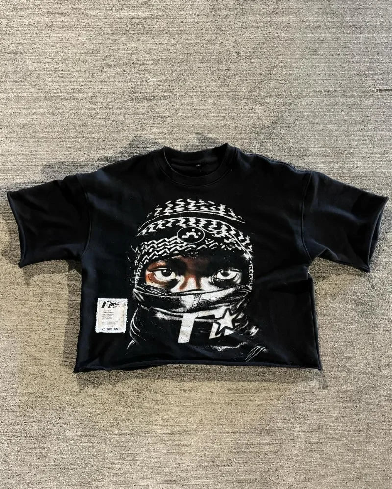 Hearujoy  2024 Summer Fashion Trend New T-shirt Anime Printed Tops Women Y2k Harajuku Retro Casual Versatile Oversized Short-sleeved Men