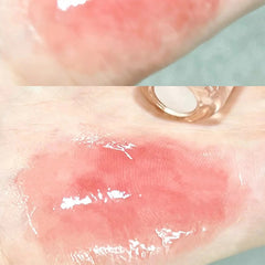 YICKYUE  -  Mirror Lip Gloss Is Long Lasting And Does Not Fade Easily It Forms A Transparent Round Tube Glass Lip Gloss For Women