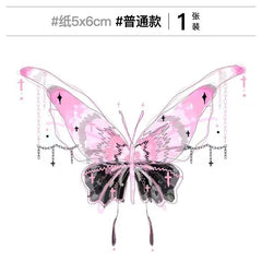 YICKYUE  -  New Color Butterfly Waterproof Temporary Tattoo Stickers Women  Arm Chest Clavicle Girl Fake Tattoo Fashion Faux Tatouage Set