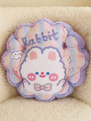 Kawaii Bear Flower Pillows Soft Stuffed Plush Cushion Office Bedroom Home Chair Decorative Pillows Sofa Cushions Birthday Gifts