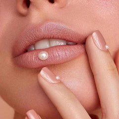 Yickyue 3D Pearl  for Eyes Face Makeup Temporary Tattoo Self Adhesive  Beauty White Pearl Jewels Stickers Festival Body Art Decorations