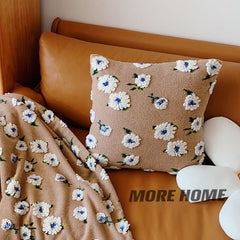 2022NEW 3D Daisy Flowers Pattern Hugging Blanket Suitable For Sofa Beds-blankets Soft And Plush Lightweight AirConditioning Room