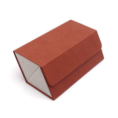 Portable Leather Glasses Storage Box Dustproof Multi Slots Sunglasses Eyeglasses Display Case Home Travel Eyewear Organizer Bag