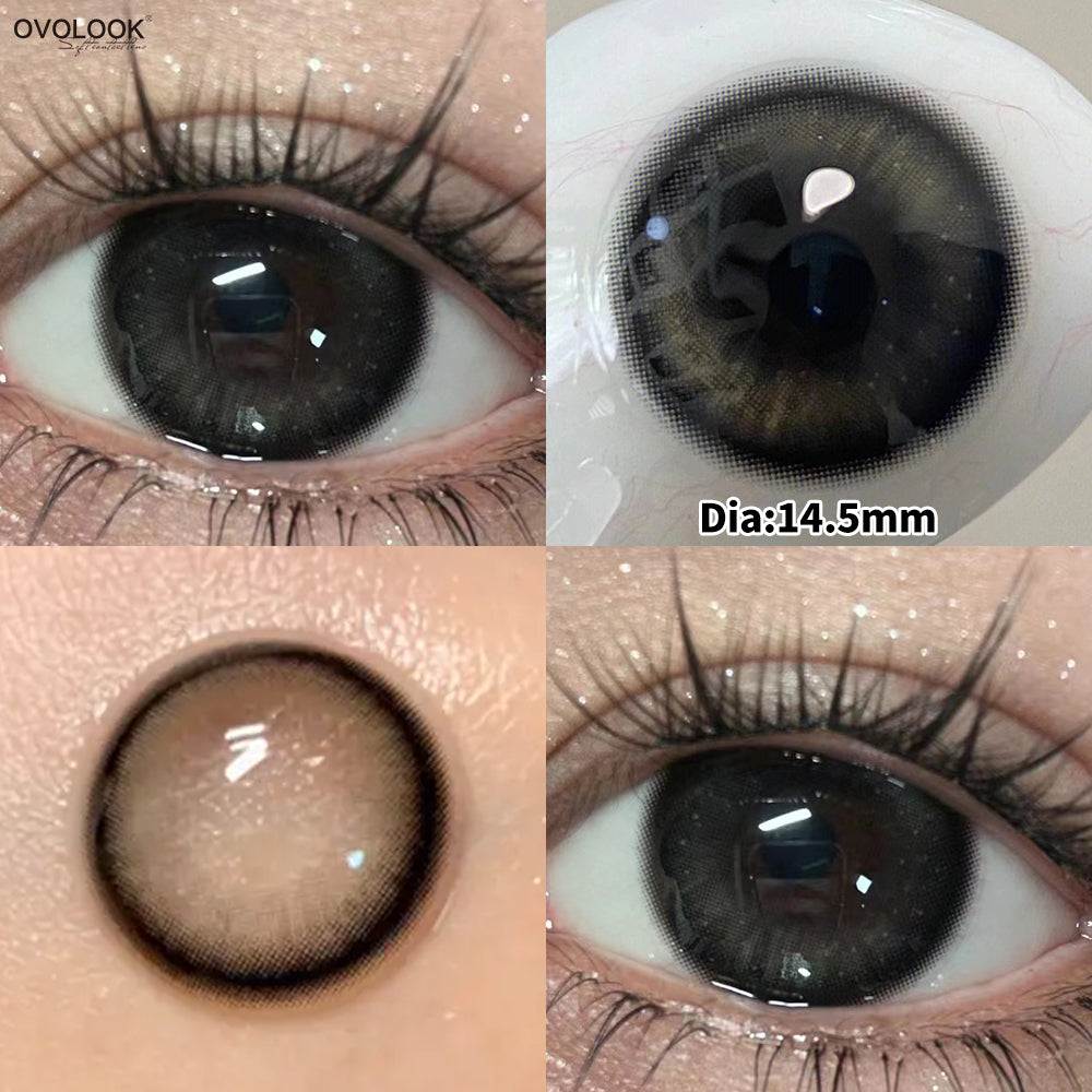 YICKYUE  -  2PCS/Pair Free Delivery Colored Contact Lenses Myopia Prescription Lens Natural Pupils Anime Eye Color Lenses Blue Lens