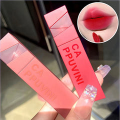 YICKYUE  -  Velvet Matte Cloud Feeling Lip Mud Red Brown Whitening Lipstick High Appearance Colorful Lip Glaze Lasting Waterproof Lip Gloss
