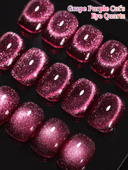 YICKYUE  -  1pc 10ml Cat Eye Magnetic Gel Nail Polish Removable UV LED Light for Women - Magnetic Stick Not Included