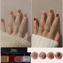16ML Pure Solid Cream Gel Nail Polish Paint Gel Nail Art Designs  Semi-permanent UVand LED Nail Polish Quick Drying Gel Varnish