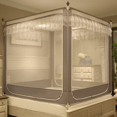 New Mosquito Net Household Encrypted Mongolian Bag Installation-Free Baby Drop-Resistant Children's Fence Bedroom Drop-Resistant