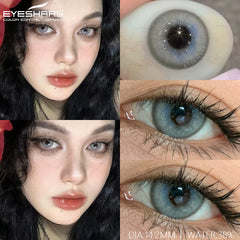 YICKYUE  -  1Pair New Green Colored Contact Lens Gray Eye Lenses Brown Lenses High Quality Yearly Natural Contact Lenses for Eyes