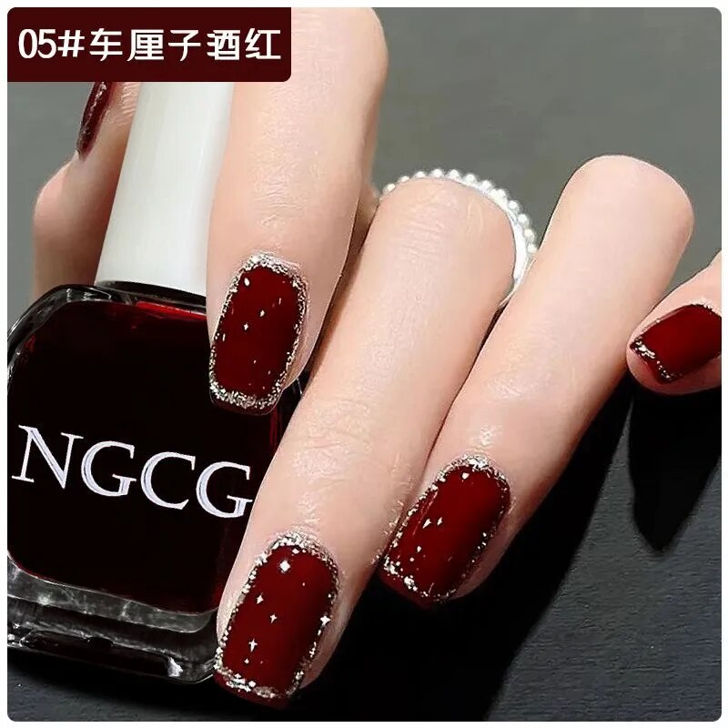 Yickyue 14ML Popular Red Quick Dry Nail Polish For Summer