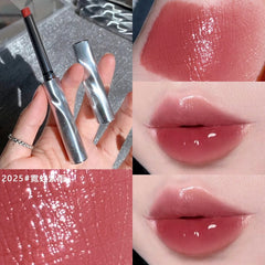 Yickyue Thin Tube Lipstick Matte Lip Gloss Cosmetics Lightweight Lip Glaze Long Lasting Lip Tint Waterproof 6 Colors
